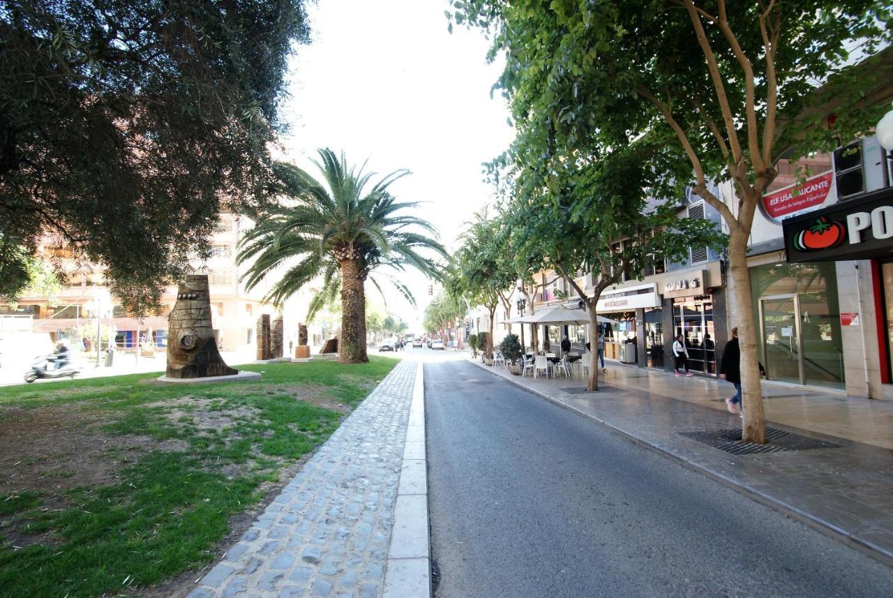 Lujoso Y Espacioso Piso En El Corazon De Alicante Con Hidromasajeアパートメント エクステリア 写真